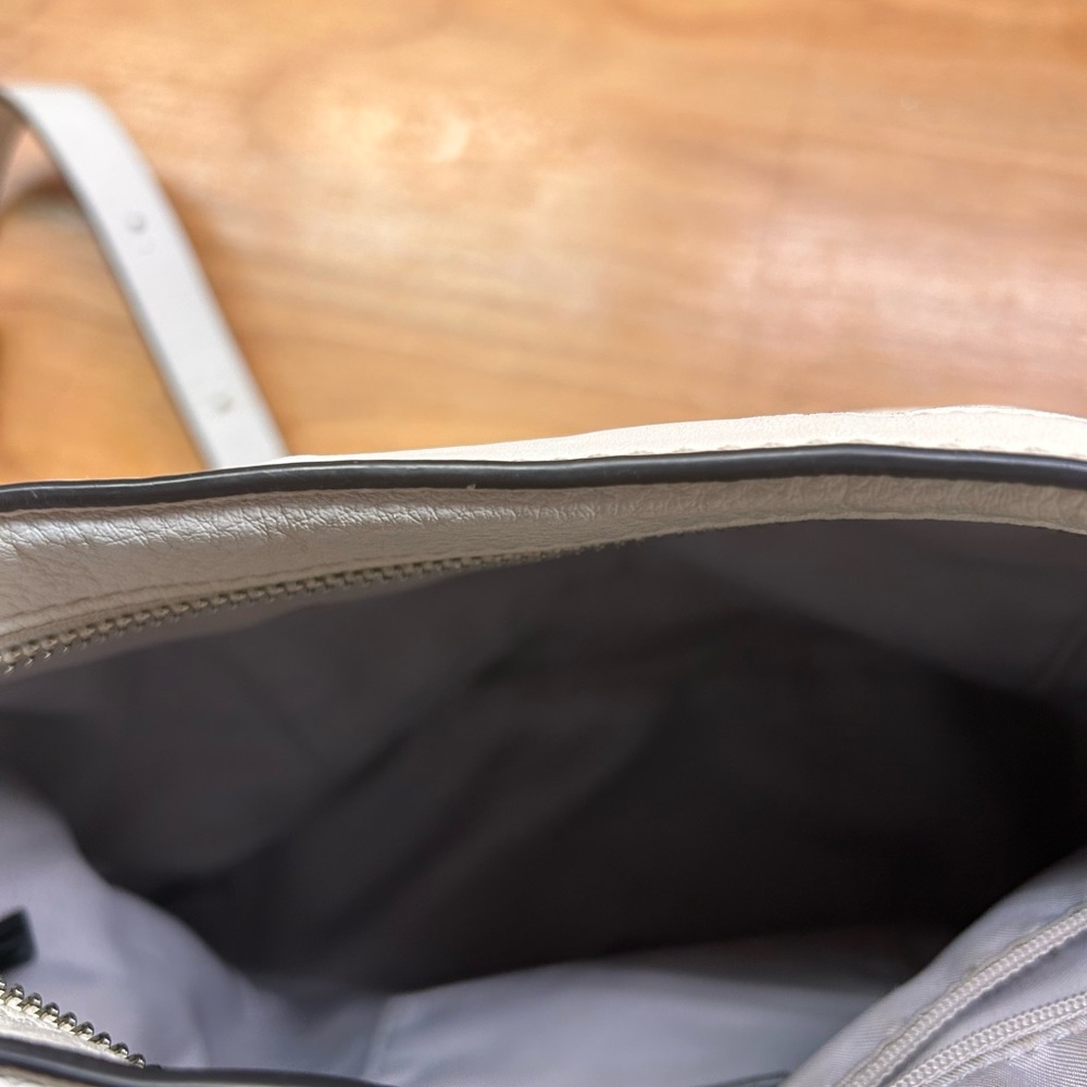 Rebecca Minkoff White Shoulder Bag with Adjustable Strap - Picture 7 of 12